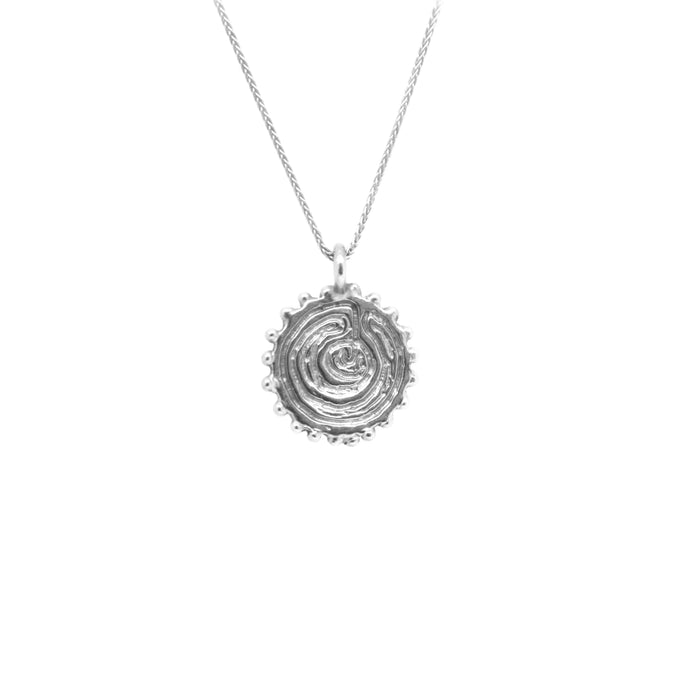 sterling silver The Maze Pendant